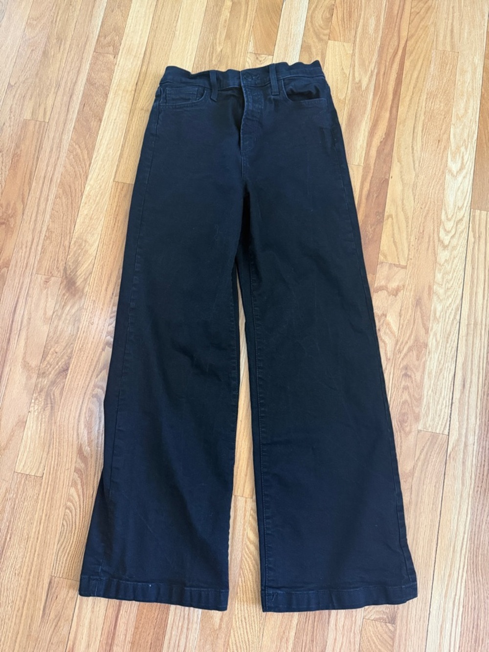 Joe's Jeans Black Wide-Leg Flare Jeans